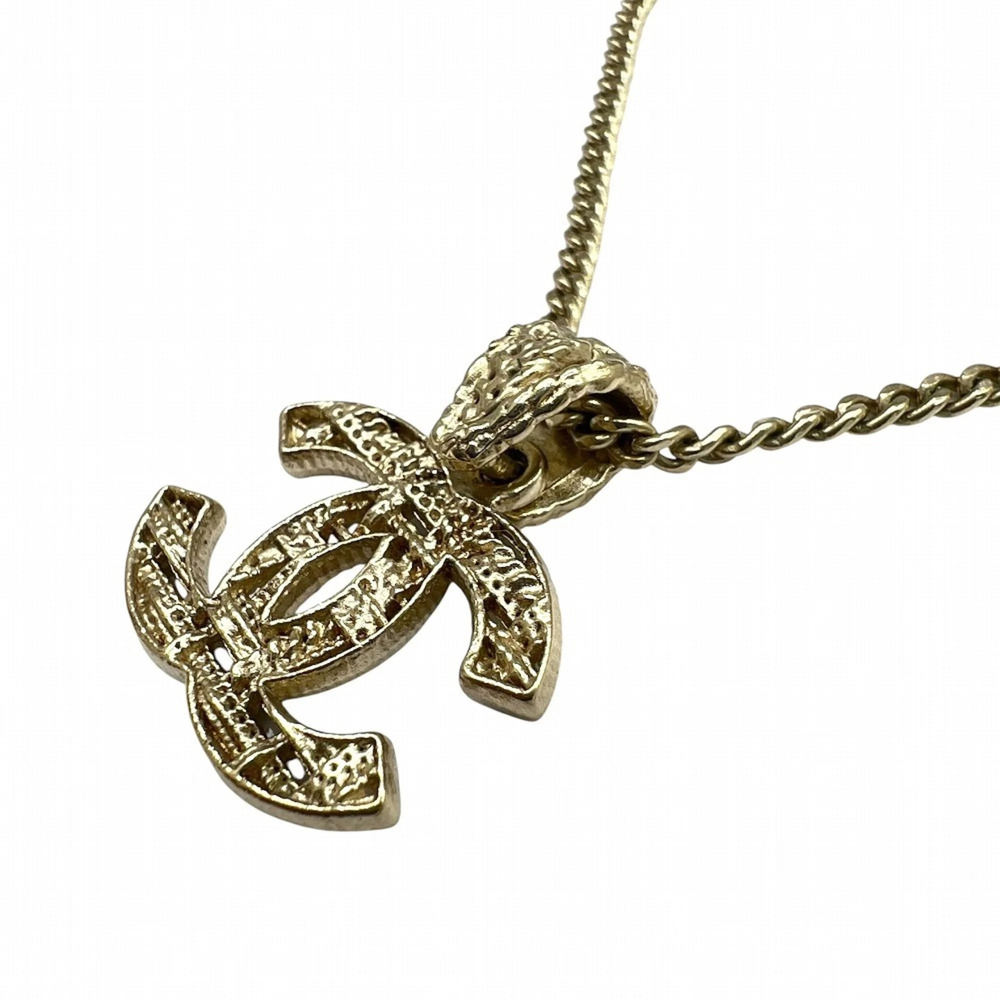 CHANEL Gold Necklace